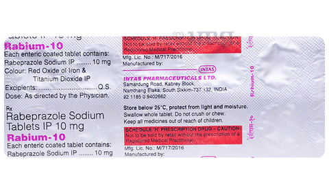 Rabium 10 Tablet image