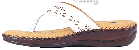 Ladies white slippers outlet