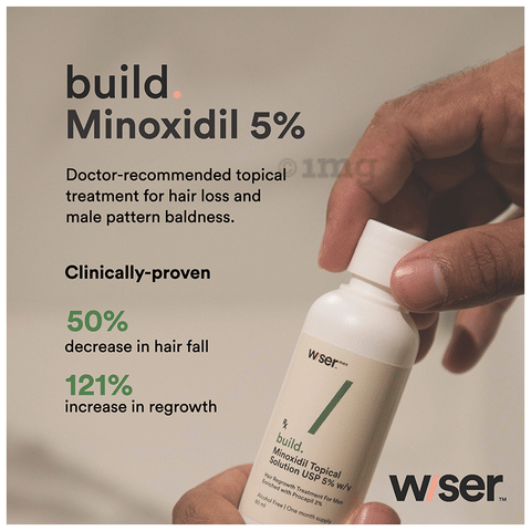 Wiser Build Minoxidil Topical Solution(60ml Each) image Wiser Build Minoxidil Topical Solution(60ml Each) image
