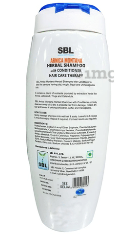 SBL Arnica Montana Herbal Shampoo With Conditioner: Buy bottle of 200 ml  Conditioner at best price in India | 1mg
