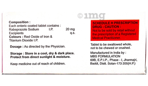 Rabiscott 20mg Tablet image Rabiscott 20mg Tablet image