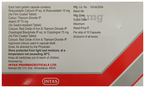 Arvast Gold 10mg Tablet