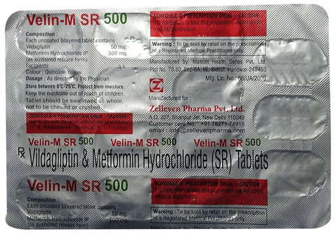 Velin-M SR 500 Tablet image