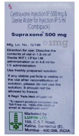 Supraxone 500mg Injection image Supraxone 500mg Injection image