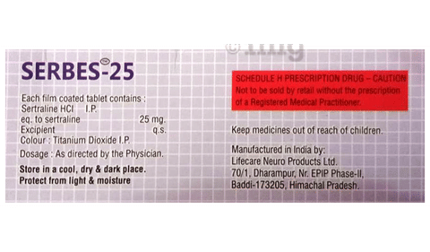 Serbes 25 Tablet image Serbes 25 Tablet image