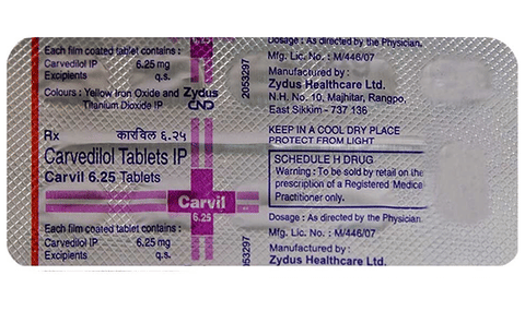 Carvil 6.25 Tablet image