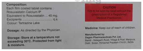 Ibstatin 40mg Tablet