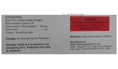 इबस्टेटिन 40mg टैबलेट image