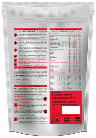 Nakpro whey shop protein