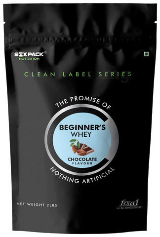 Sixpack Nutrition Clean Label Series Beginner's Whey Protein Powder  Chocolate
