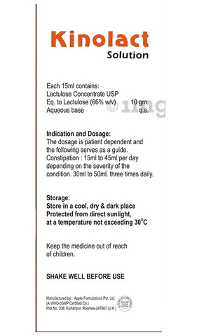Om Biotec Kinolact Oral Solution image