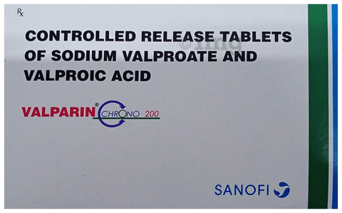 Valparin Chrono 200 Tablet CR image Valparin Chrono 200 Tablet CR image