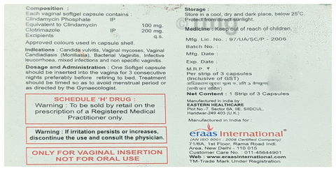 Clivazole Vaginal Soft Gelatin Capsule