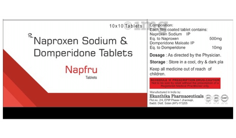 Napfru 500mg/10mg Tablet image
