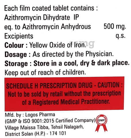Aziron 500 Tablet image