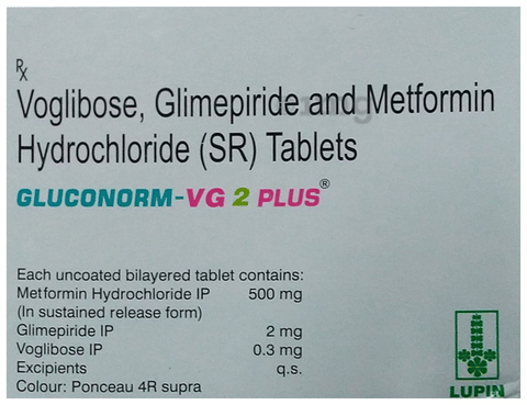 Gluconorm-VG 2 Plus Tablet SR image