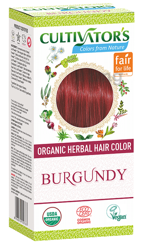 Cultivator's Organic Herbal Hair Color Burgundy: Buy box of 4 pouches at  best price in India | 1mg