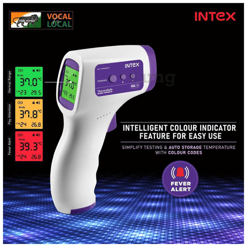 Intex Thermosafe Non-Contact Digital Infra Red Thermometer Gun
