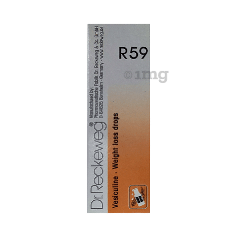 Combo Pack of Dr. Reckeweg R89 Hair Care Drop 30ml & Dr. Reckeweg R59  Weight Loss Drop 22ml: Buy combo pack of 2 bottles at best price in India |  1mg