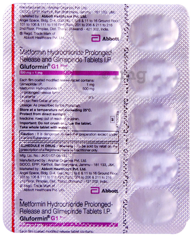 Gluformin G 1 New Tablet PR