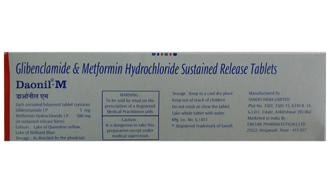Daonil-M Tablet SR image Daonil-M Tablet SR image