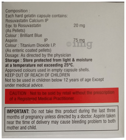 Crevast A 20mg/75mg Capsule
