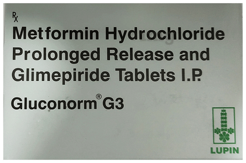 GlUcOnorm-G 3 Tablet PR image GlUcOnorm-G 3 Tablet PR image