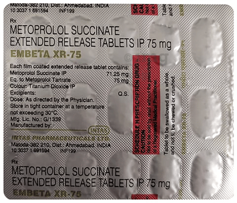 Embeta XR 75mg Tablet image Embeta XR 75mg Tablet image