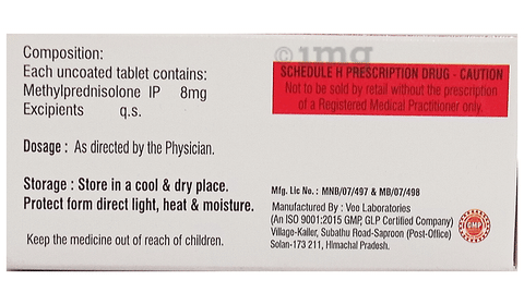 Waypred 8mg Tablet image