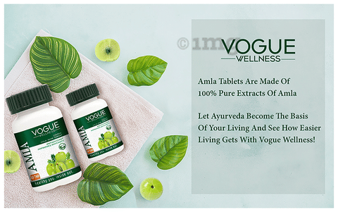 Vogue Wellness Amla Tablet image Vogue Wellness Amla Tablet image
