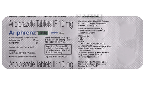 Ariphrenz 10mg Tablet image