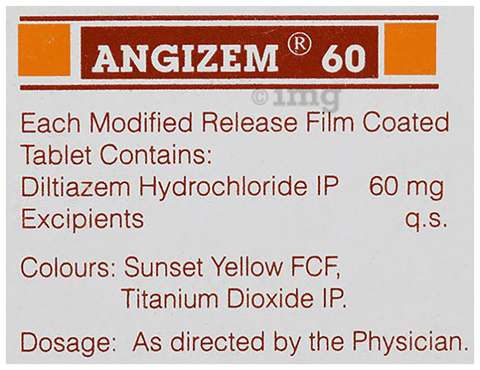 Angizem 60 Tablet MR image