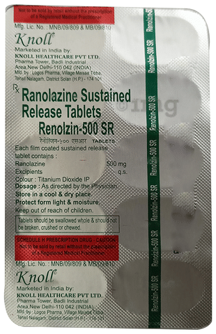Renolzin 500 SR Tablet image