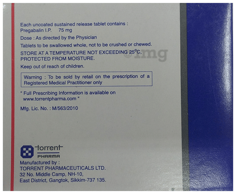 Pregeb OD 75 Tablet image Pregeb OD 75 Tablet image