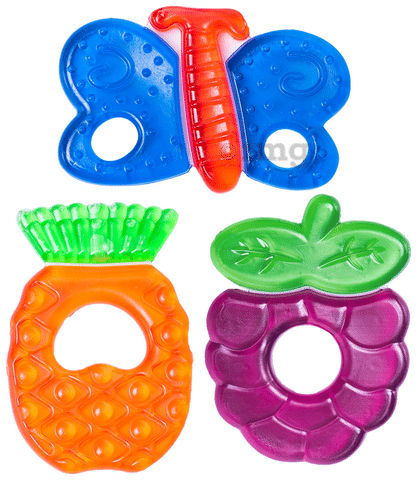 Buddsbuddy BPA Free Water Filled Teether 4m Double Color