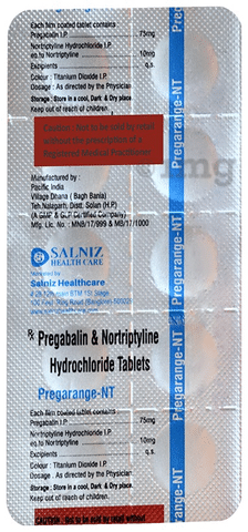 Pregarange-NT 75mg/10mg Tablet