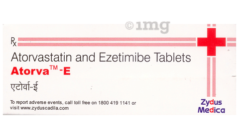 Atorva E 10mg/10mg Tablet image
