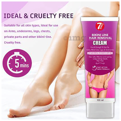 Paree Hair Removal Cream for Women  50g Silky Soft Smoothing Skin with  Natural Rose Extract