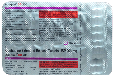 Adequet SR 200 Tablet