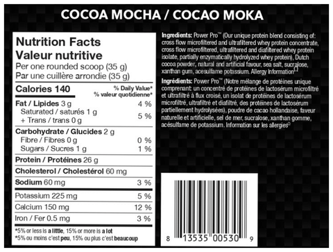 BioX Cocoa Mocha Power Whey Complex image