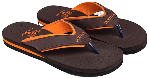 Trase Doctor Ortho Slippers for Women 9 UK Orange Brown Buy box