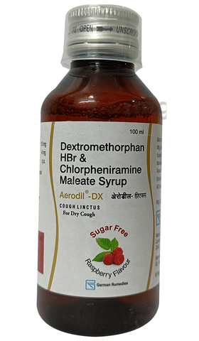Aerodil-DX Syrup Raspberry Sugar Free image Aerodil-DX Syrup Raspberry Sugar Free image