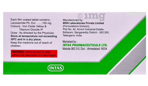 Lacotide 100mg Tablet image