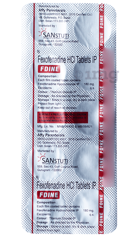 Fdine 180mg Tablet image