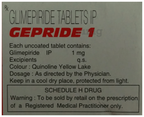 Gepride 1 Tablet image