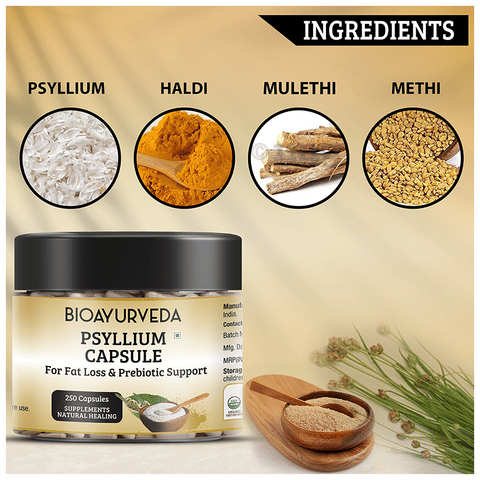 Bioayurveda Psyllium Capsule image