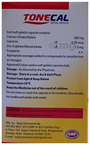 Tonecal Softgel Capsule image
