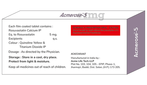 Acmerose 5 Tablet image Acmerose 5 Tablet image
