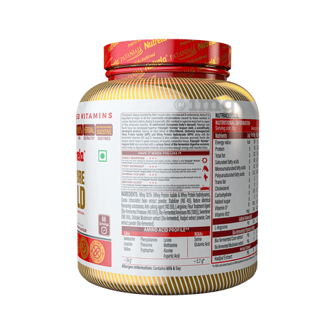 Patanjali Nutrela Isopure Gold Whey Protein with Bio-Fermented Extracts  Chocolate Irish