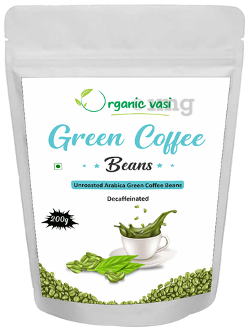 Organic Vasi Green Coffee Beans Decaffeinated 1